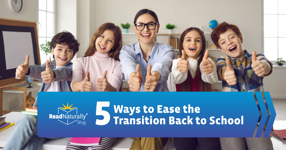 Five Ways to Ease the Transition Back to School