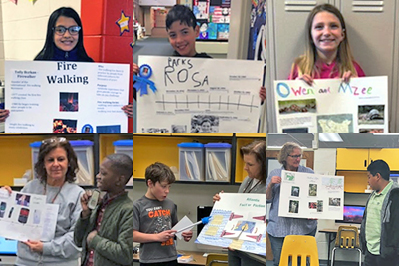 Abraham Lincoln Elementary students